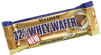 WEIDER 32% WHEY WAFER VAN/YOG