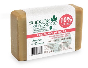 SAPONE ALEPPO ALL10%ROSA125G