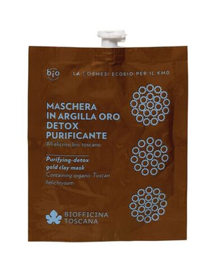 MASCHERA ARGILLA ORO DETOX PUR