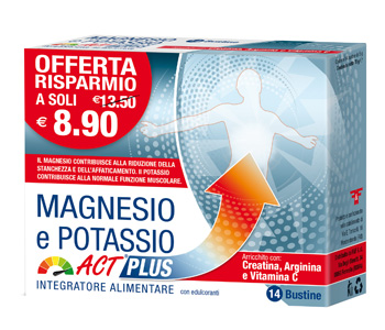 MAGNESIO POTASSIO ACT PLUS 14B