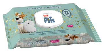 DEALO SALVIETTINE KIDS PETS 72