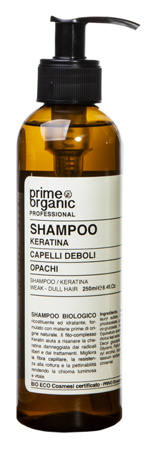 PRIME ORGANIC SHAMPOO KERATIN