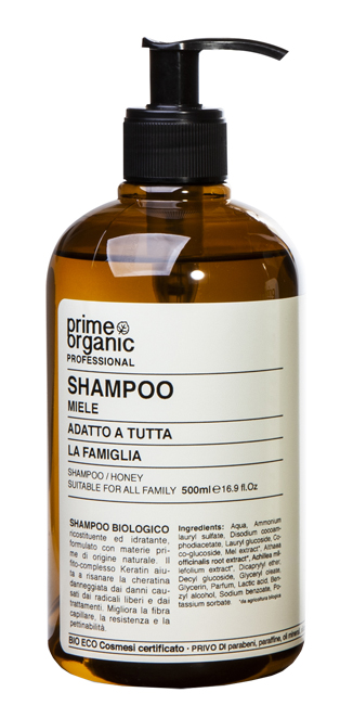 PRIME ORGANIC SHAMPOO MIELE