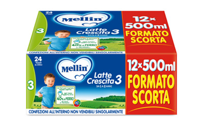 MELLIN 3 12X500ML