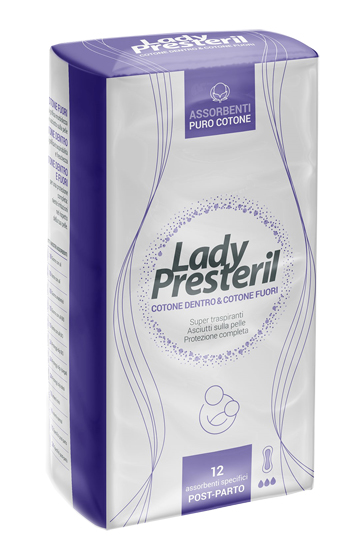 LADY PRESTERIL POSTPARTO 12PZ