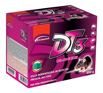 DT3 BLOCCHI RODENTICIDA 300G