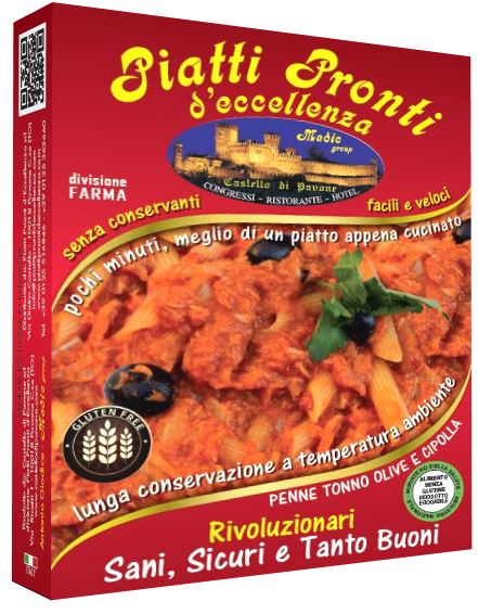 PENNE TONNO OLIVE CIPOLLA 130G