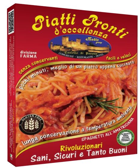 SPAGHETTI ALL'AMATRICIANA 140G