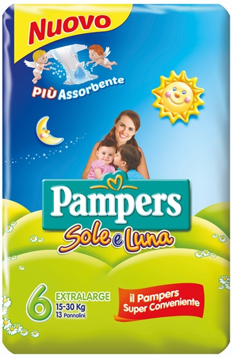 PAMPERS SOLE E LUNA XL 13PZ