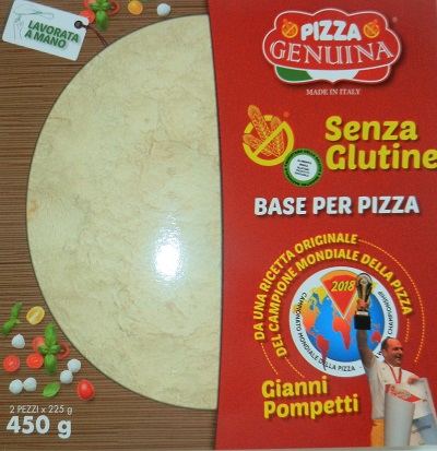 PIZZA GENUINA BASE PIZZA S450G