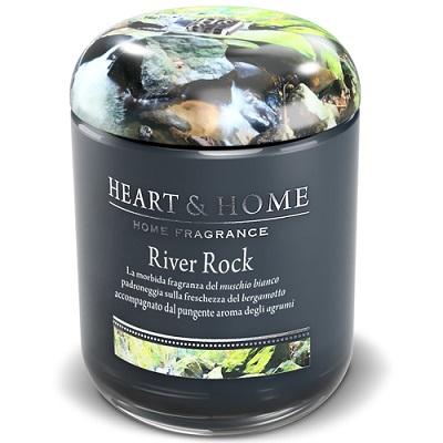 RIVER ROCK LARGE CANDLE