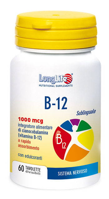 LONGLIFE B12 1000MCG 60TAV