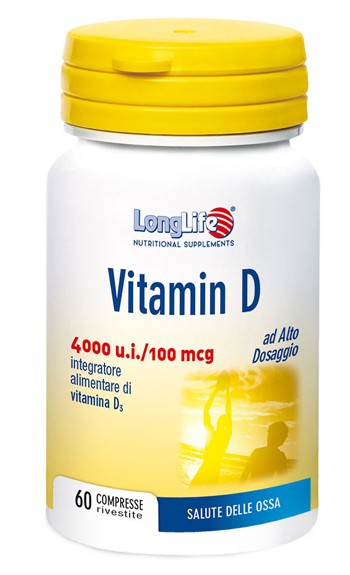 LONGLIFE VITAMIN D4000UI 60CPR