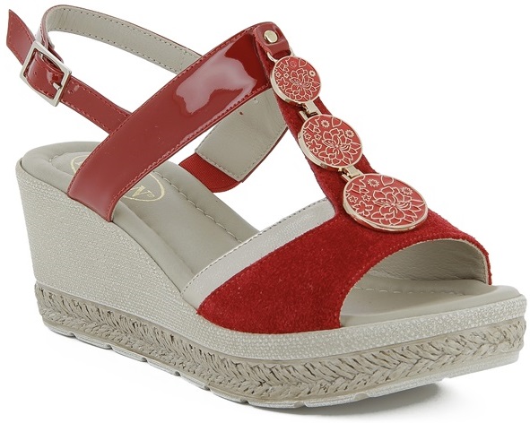 CARTAGINE SANDALO ROSSO 38