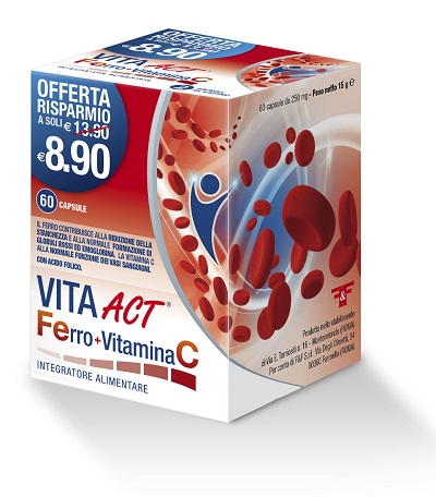 VITA ACT FERRO+VIT C 60CPS