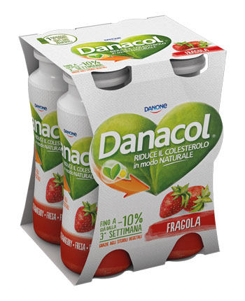 DANACOL FRAGOLA 4X100G