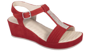 CATELYN SUEDE+STRASS W RED 35