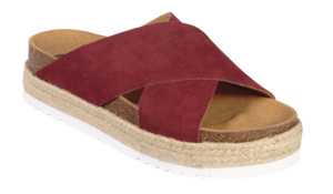 MALINDY CROSS SUEDE W RUBY R35
