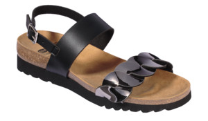 JADA SANDAL SYNT BLACK/PEWTE39