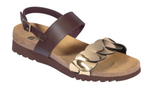 JADA SANDAL SYNT BROWN/GOLD 41 JADA SANDAL SYNT BROWN/GOLD 41