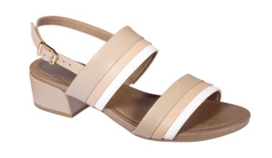 STEPHANIE LEATHER TAU/PIN/WH38