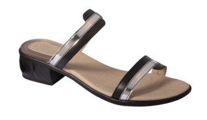 ASTRID LEATHER+SYNT BLA/SILV38