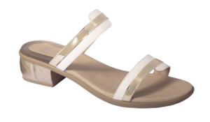 ASTRID LEATHER+SYNT WHI/PLAT35