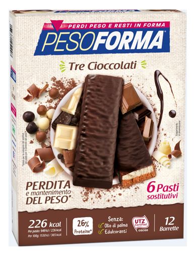 PESOFORMA BARR 3 CIOCCOLATI