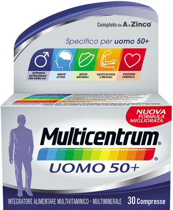 MULTICENTRUM UOMO 50+ 30CPR