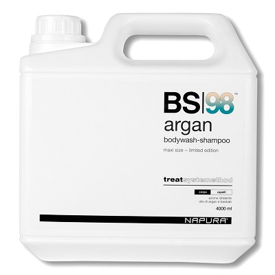 BS98 ARGAN BODYWASH-SHAMPOO 4L