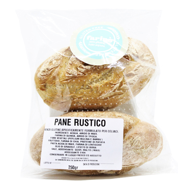 FARINO' PANE RUSTICO BUSTA 2PZ