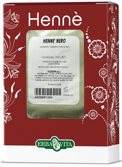 HENNE COLOR CAP NERO 100G