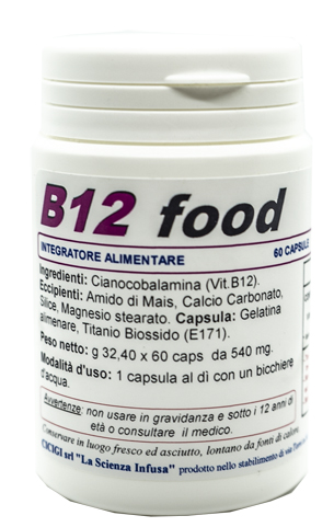 B12 FOOD VITAMINA B12 60CPS