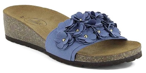 PAN10014 PANTOFOLA AZZURRO 35
