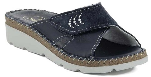PAN10021 PANTOFOLA BLU 35