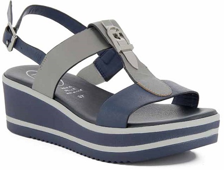 GEA SANDALO GRIGIO/BLU 35