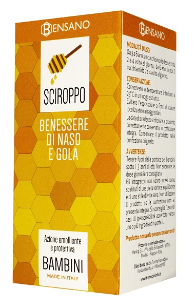 BENSANO SCIROPPO BAMBINI 200ML