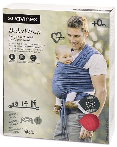 NUOVA BABYWRAP SUAVINEX ROSSA