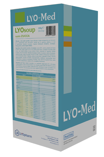 LYO MED LYOSOUP ZUCCA 8X42G