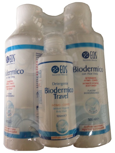 BIPACK BIODERMICO2X500ML+1TRAV