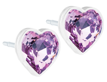 MP HEART 6 MM LIGHT AMETHYST B