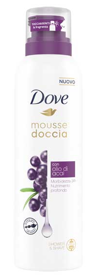 DOVE MOUSSE DOCCIA ACAI