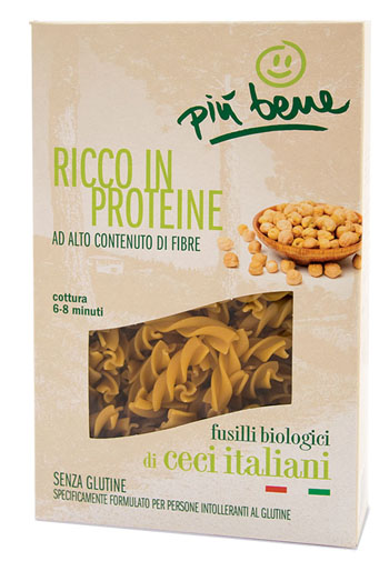 PIU' BENE FUSILLI CECI IT 250G