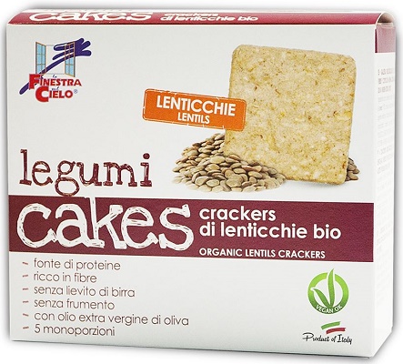 CRACKERS LENTI BIO LEGUMICAKES