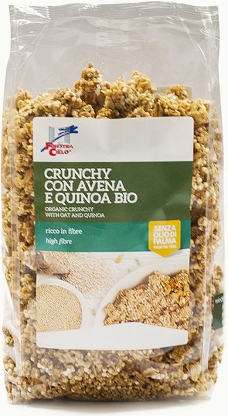 CRUNCHY AVENA QUINOA 375G BIO