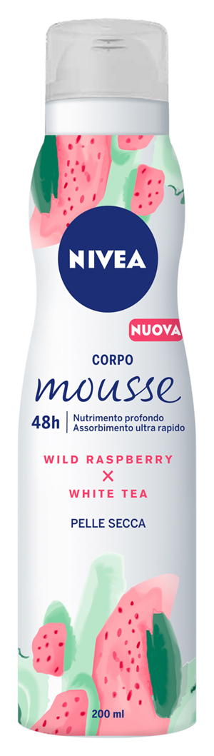 NIVEA MOUSSE CORPO WILD RASPBE