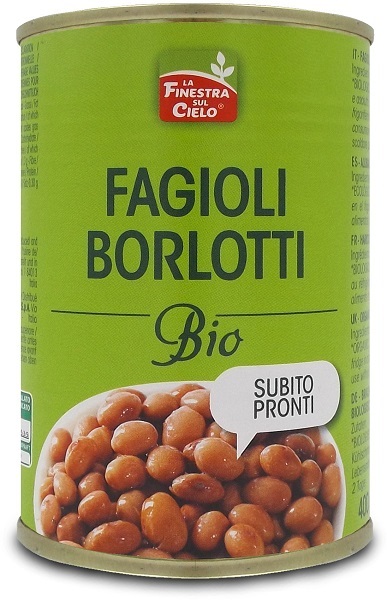 FAGIOLI BORLOTTI PRONTI BIO