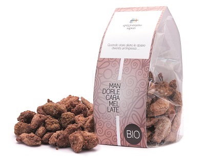 MANDORLE CARAMELLATE BIO SPRIG MANDORLE CARAMELLATE BIO SPRIG