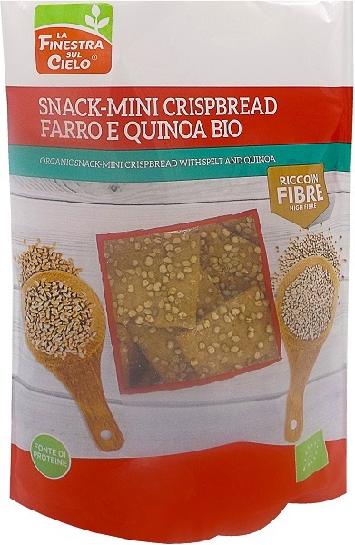 SNACK MINI CRISPBREAD FARR/QUI