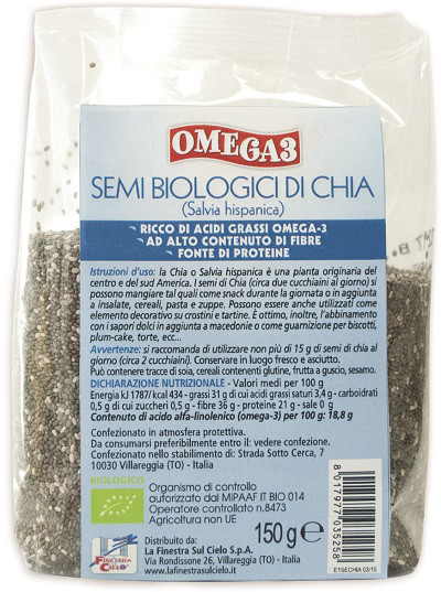 SEMI CHIA BIO 150G OMEGA 3